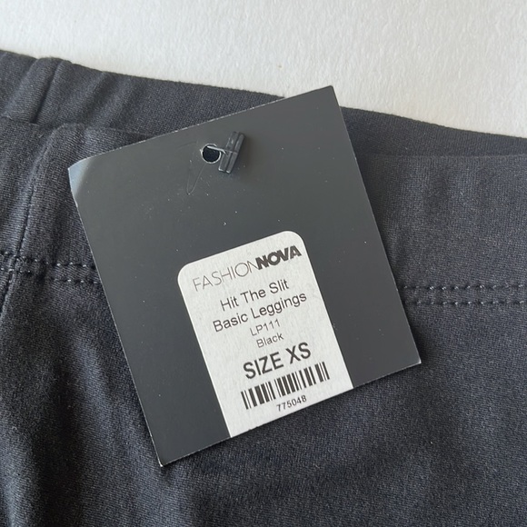 Fashion Nova Knee Slit Leggings - Picture 7 of 11